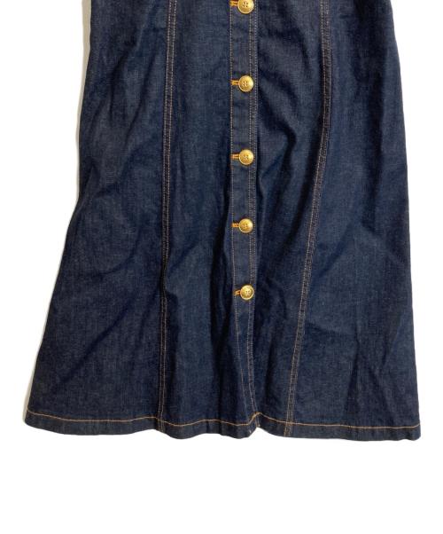 BLUE LABEL CRESTBRIDGE（ブルーレーベルクレストブリッジ）BLUE LABEL CRESTBRIDGE (ブルーレーベルクレストブリッジ) レストブリッジ デニムワンピース インディゴ サイズ:38の古着・服飾アイテム