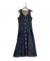 BLUE LABEL CRESTBRIDGE（ブルーレーベルクレストブリッジ）の古着「レストブリッジ デニムワンピース」｜インディゴ