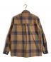 AURALEE (オーラリー) SUPER LIGHT WOOL CHECK SHIRTS ブラウン サイズ:4：20000円