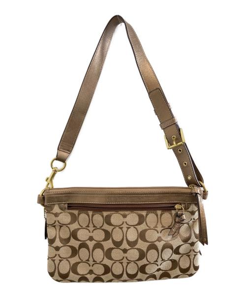 COACH（コーチ）COACH (コーチ) ショルダーバッグ ベージュの古着・服飾アイテム