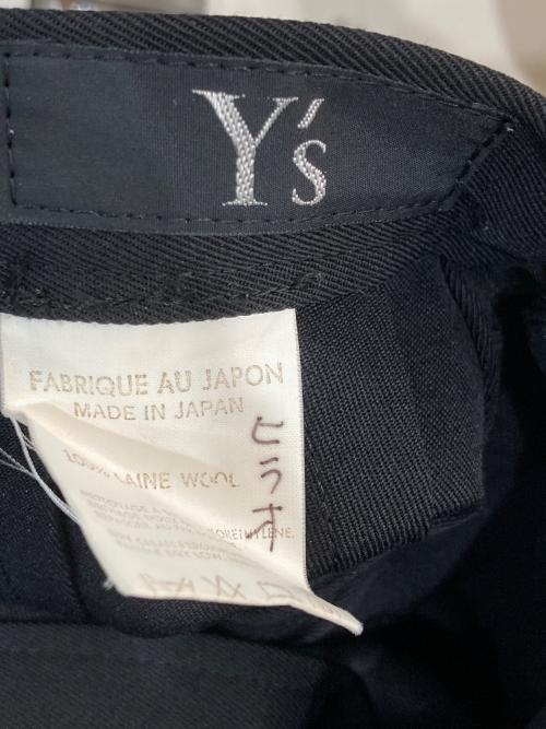 Y's（ワイズ）Y's (ワイズ) ボタンデザインAラインスカート ブラック サイズ:サイズ表記無しの古着・服飾アイテム
