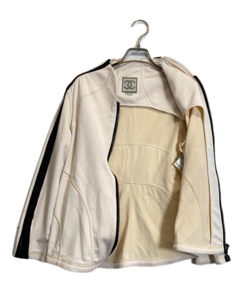 CHANEL（シャネル）CHANEL (シャネル) トラックジャケット アイボリー サイズ:44の古着・服飾アイテム