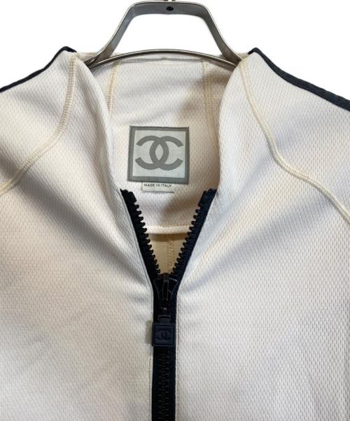 CHANEL（シャネル）CHANEL (シャネル) トラックジャケット アイボリー サイズ:44の古着・服飾アイテム