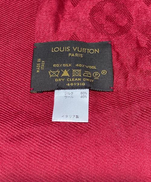 LOUIS VUITTON（ルイ ヴィトン）LOUIS VUITTON (ルイ ヴィトン) ショールモノグラムシャイン レッドの古着・服飾アイテム