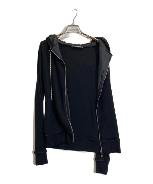 DOLCE & GABBANA（ドルチェ＆ガッバーナ）DOLCE & GABBANA (ドルチェ＆ガッバーナ) パーカー ブラック サイズ:40の古着・服飾アイテム