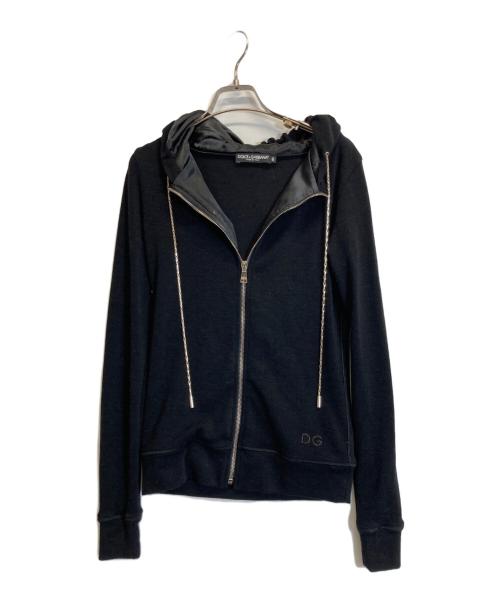 DOLCE & GABBANA（ドルチェ＆ガッバーナ）DOLCE & GABBANA (ドルチェ＆ガッバーナ) パーカー ブラック サイズ:40の古着・服飾アイテム