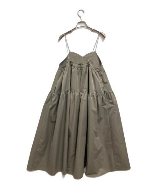 UNMINOU（アンミヌ）UNMINOU (アンミヌ) ノースリーブ・キャミソールワンピース　EF−03614 カーキ サイズ:Fの古着・服飾アイテム