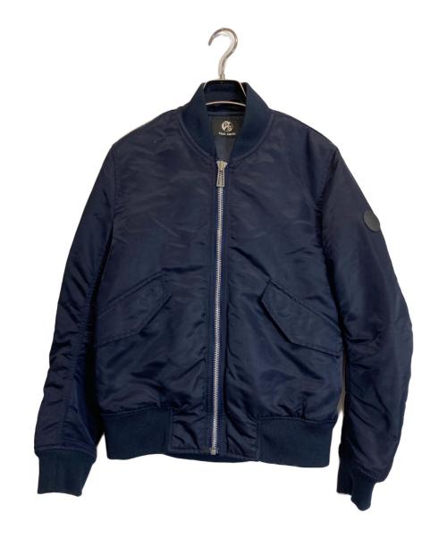 PS Paul Smith（ＰＳポールスミス）PS Paul Smith (ＰＳポールスミス) MA-1ジャケット ネイビー サイズ:Mの古着・服飾アイテム