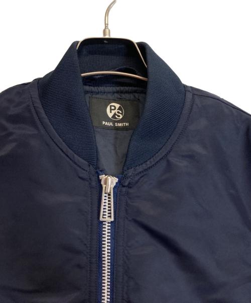 PS Paul Smith（ＰＳポールスミス）PS Paul Smith (ＰＳポールスミス) MA-1ジャケット ネイビー サイズ:Mの古着・服飾アイテム