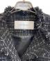 中古・古着 LE CIEL BLEU (ルシェルブルー) Lustro Tweed Jacket ブラック サイズ:S：18000円