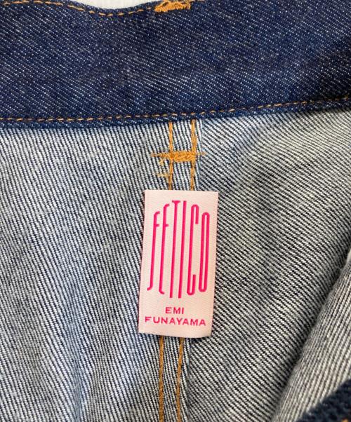 FETICO（フェティコ）FETICO (フェティコ) ROSE DENIM PANTS インディゴ サイズ:Sの古着・服飾アイテム