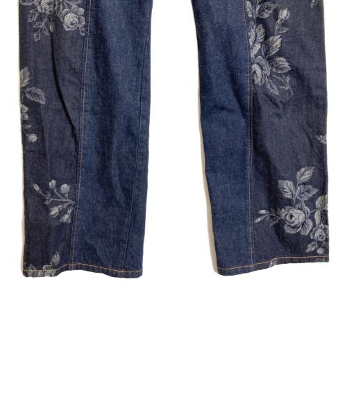 FETICO（フェティコ）FETICO (フェティコ) ROSE DENIM PANTS インディゴ サイズ:Sの古着・服飾アイテム