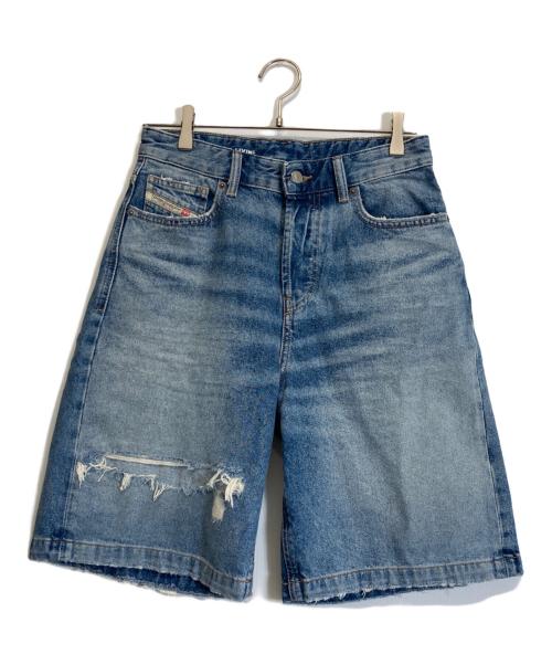 DIESEL（ディーゼル）DIESEL (ディーゼル) デニムハーフパンツ インディゴ サイズ:W24の古着・服飾アイテム