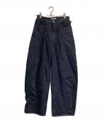 LE CIEL BLEUルシェルブルー）の古着「Barrel Leg Jeans」｜インディゴ