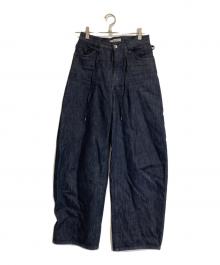 LE CIEL BLEU（ルシェルブルー）の古着「Barrel Leg Jeans」｜インディゴ