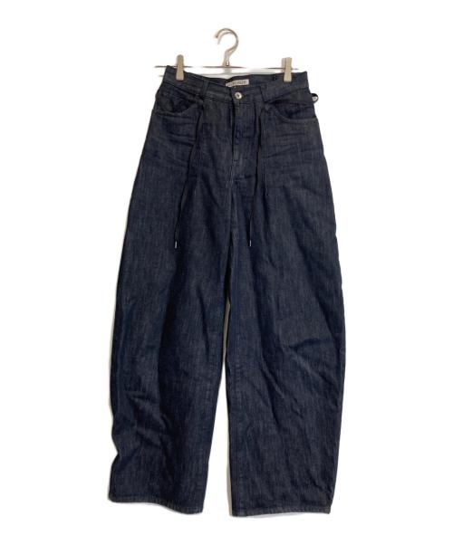 LE CIEL BLEU（ルシェルブルー）LE CIEL BLEU (ルシェルブルー) Barrel Leg Jeans インディゴ サイズ:Sの古着・服飾アイテム