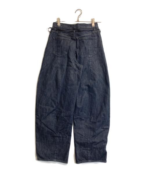 LE CIEL BLEU（ルシェルブルー）LE CIEL BLEU (ルシェルブルー) Barrel Leg Jeans インディゴ サイズ:Sの古着・服飾アイテム
