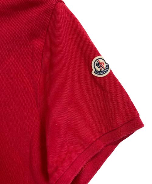 MONCLER（モンクレール）MONCLER (モンクレール) AGLIA POLO MANICA CORTA レッド サイズ:Mの古着・服飾アイテム