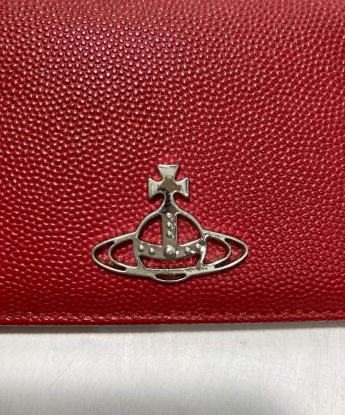 Vivienne Westwood（ヴィヴィアンウエストウッド）Vivienne Westwood (ヴィヴィアンウエストウッド) カードケース レッドの古着・服飾アイテム