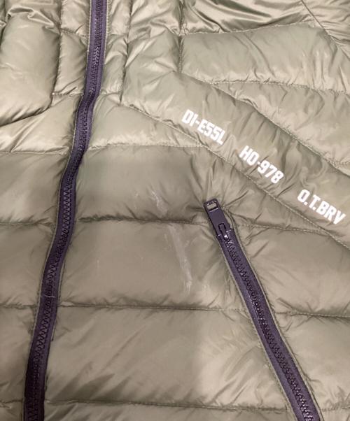 DIESEL（ディーゼル）DIESEL (ディーゼル) ダウンジャケット オリーブ サイズ:SIZE 16(メンズS相当）の古着・服飾アイテム