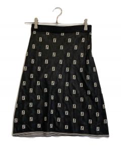 中古・古着通販】FENDI (フェンディ) ズッカ柄タイトスカート ブラウン