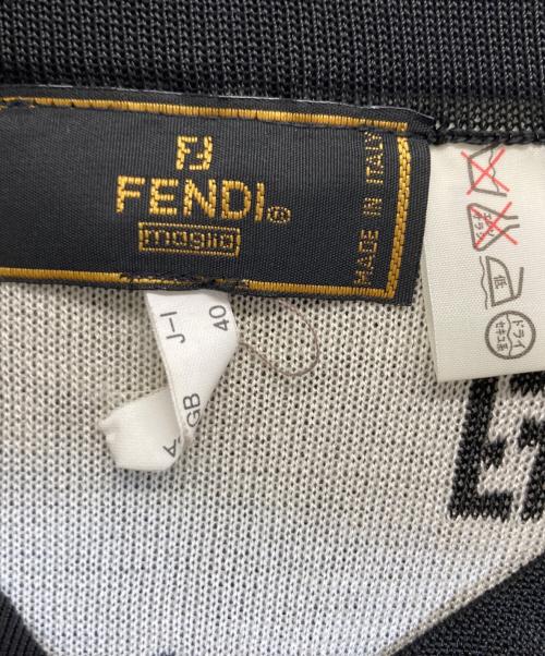 FENDI（フェンディ）FENDI (フェンディ) ズッカ柄タイトスカート ブラック サイズ:Lの古着・服飾アイテム