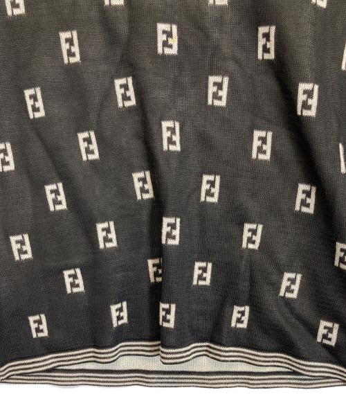 FENDI（フェンディ）FENDI (フェンディ) ズッカ柄半袖ニット ブラック サイズ:不明の古着・服飾アイテム