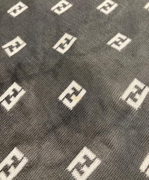 FENDI（フェンディ）FENDI (フェンディ) ズッカ柄半袖ニット ブラック サイズ:不明の古着・服飾アイテム