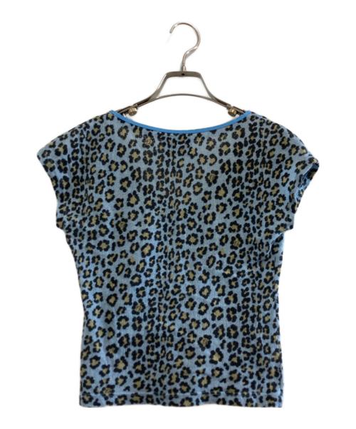 FENDI（フェンディ）FENDI (フェンディ) レオパード柄カットソー スカイブルー サイズ:-の古着・服飾アイテム