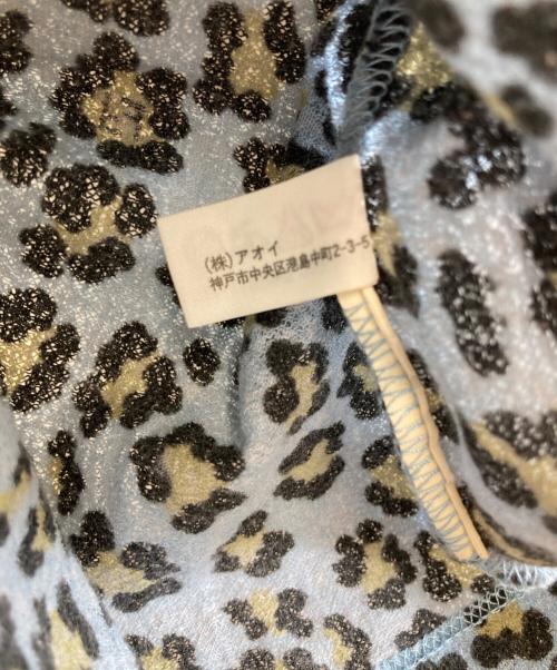 FENDI（フェンディ）FENDI (フェンディ) レオパード柄カットソー スカイブルー サイズ:-の古着・服飾アイテム