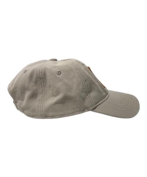 Acne studios（アクネ ストゥディオズ）ACNE STUDIOS (アクネ ストゥディオズ) レザーパッチキャップ ベージュの古着・服飾アイテム