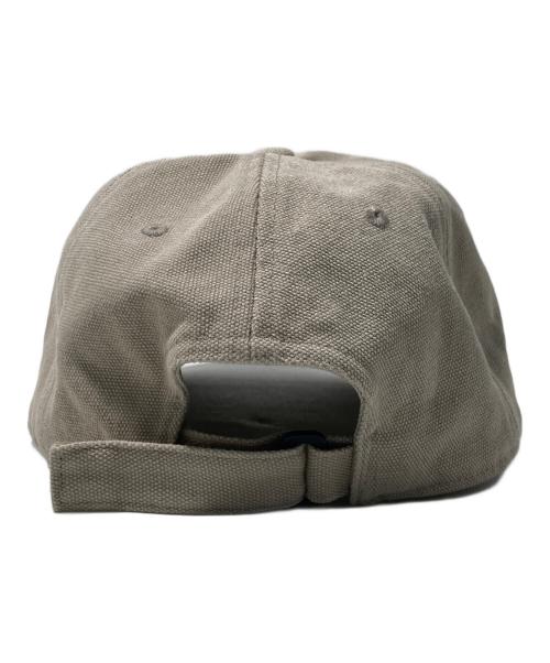 Acne studios（アクネ ストゥディオズ）ACNE STUDIOS (アクネ ストゥディオズ) レザーパッチキャップ ベージュの古着・服飾アイテム
