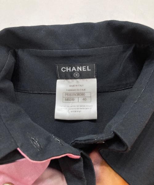 CHANEL（シャネル）CHANEL (シャネル) ノースリーブブラウス ブラック サイズ:40の古着・服飾アイテム