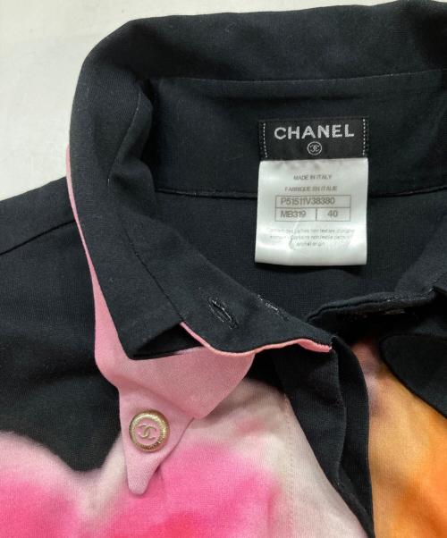 CHANEL（シャネル）CHANEL (シャネル) ノースリーブブラウス ブラック サイズ:40の古着・服飾アイテム