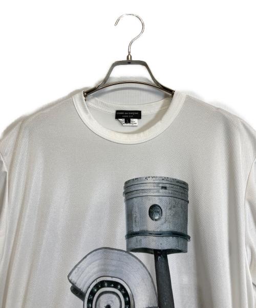 COMME des GARCONS HOMME PLUS（コムデギャルソンオムプリュス）COMME des GARCONS HOMME PLUS (コムデギャルソンオムプリュス) Tシャツ ホワイト サイズ:Lの古着・服飾アイテム