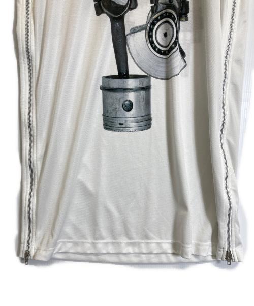 COMME des GARCONS HOMME PLUS（コムデギャルソンオムプリュス）COMME des GARCONS HOMME PLUS (コムデギャルソンオムプリュス) Tシャツ ホワイト サイズ:Lの古着・服飾アイテム