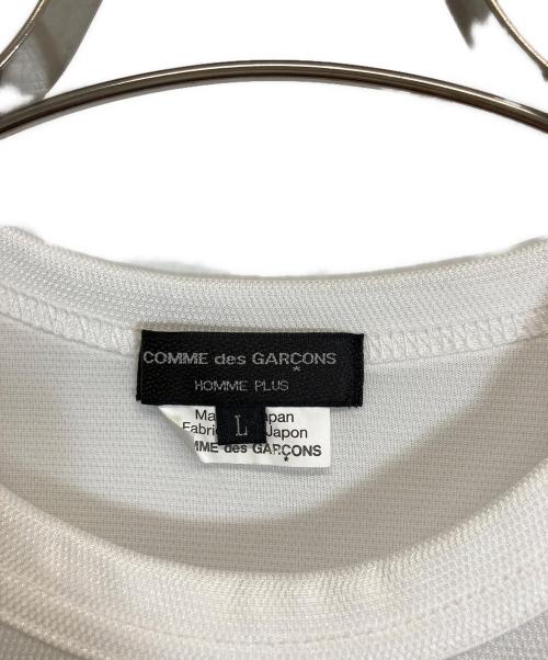 COMME des GARCONS HOMME PLUS（コムデギャルソンオムプリュス）COMME des GARCONS HOMME PLUS (コムデギャルソンオムプリュス) Tシャツ ホワイト サイズ:Lの古着・服飾アイテム
