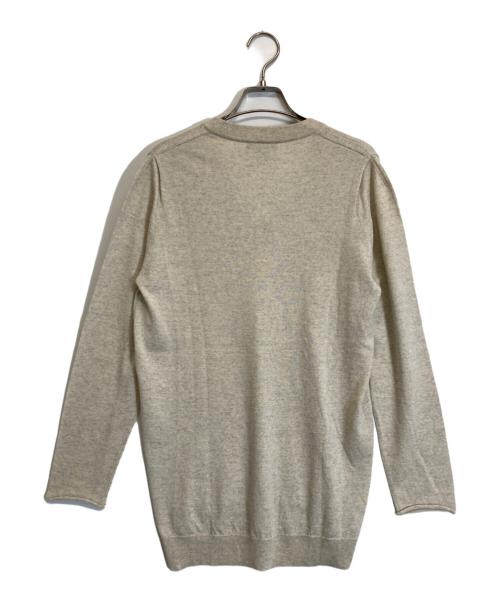 LOUIS VUITTON（ルイ ヴィトン）LOUIS VUITTON (ルイ ヴィトン) Vネックウールニット ベージュ サイズ:Lの古着・服飾アイテム