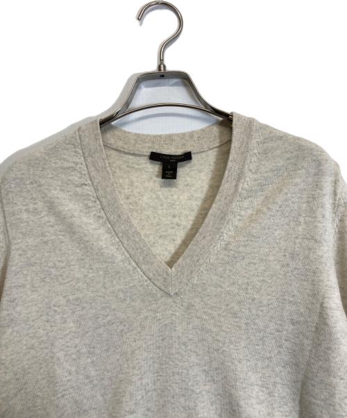 LOUIS VUITTON（ルイ ヴィトン）LOUIS VUITTON (ルイ ヴィトン) Vネックウールニット ベージュ サイズ:Lの古着・服飾アイテム