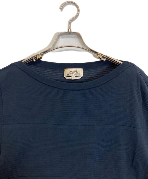 HERMES（エルメス）HERMES (エルメス) Tシャツ ネイビー サイズ:Mの古着・服飾アイテム