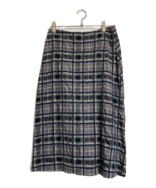 HaaT（ハート）Haat (ハート) チェックスカート グレー サイズ:Lの古着・服飾アイテム