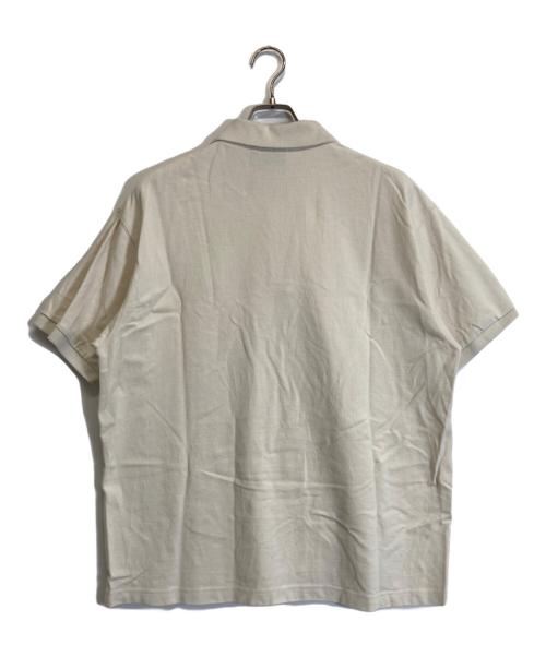 stussy（ステューシー）stussy (ステューシー) CLASSIC PIQUE POLO ベージュ サイズ:Mの古着・服飾アイテム