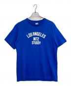 stussyステューシー）の古着「Tシャツ」｜ブルー