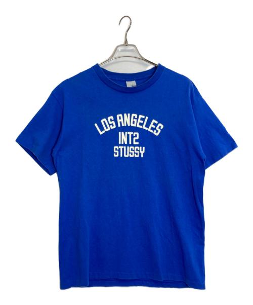 stussy（ステューシー）stussy (ステューシー) Tシャツ ブルー サイズ:LARGEの古着・服飾アイテム