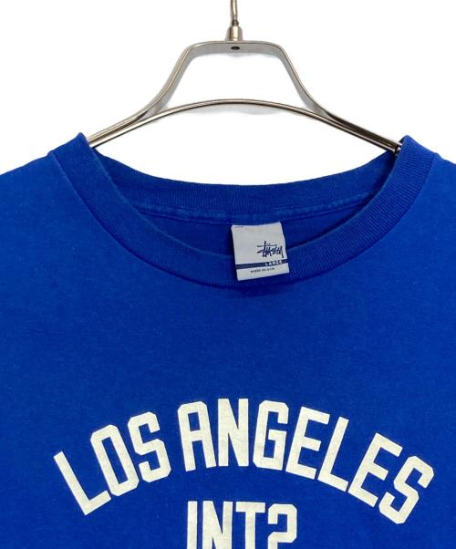 stussy（ステューシー）stussy (ステューシー) Tシャツ ブルー サイズ:LARGEの古着・服飾アイテム