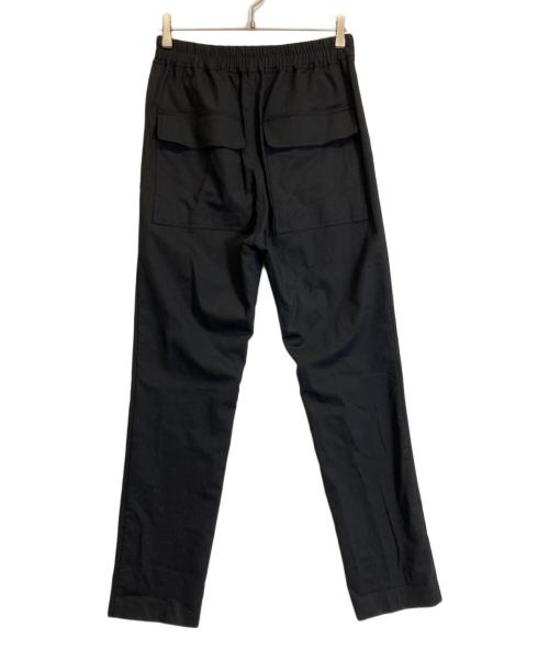 RICK OWENS（リックオウエンス）RICK OWENS (リックオウエンス) ローストリングスリムイージーパンツ ブラック サイズ:46の古着・服飾アイテム