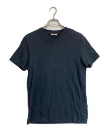 MONCLER（モンクレール）の古着「VネックTシャツ」｜ブラック