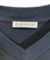 中古・古着 MONCLER (モンクレール) VネックTシャツ ブラック サイズ:M：15000円