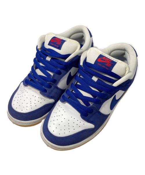 NIKE SB（ナイキエスビー）NIKE SB (ナイキエスビー) DUNK LOW PRO PRE ネイビー×ホワイト サイズ:26.5の古着・服飾アイテム
