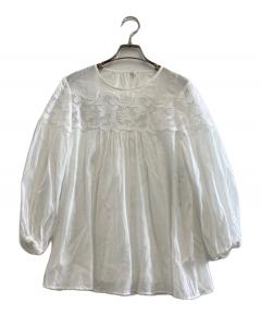中古・古着通販】nest Robe (ネストローブ) リネンラミーフリルネック